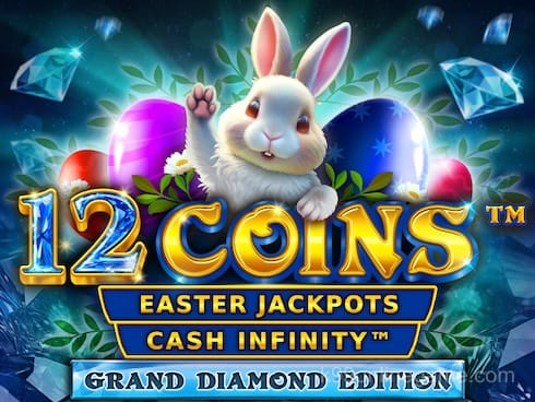 12 Coins Grand Diamond Edition Easter Jackpots Game Image